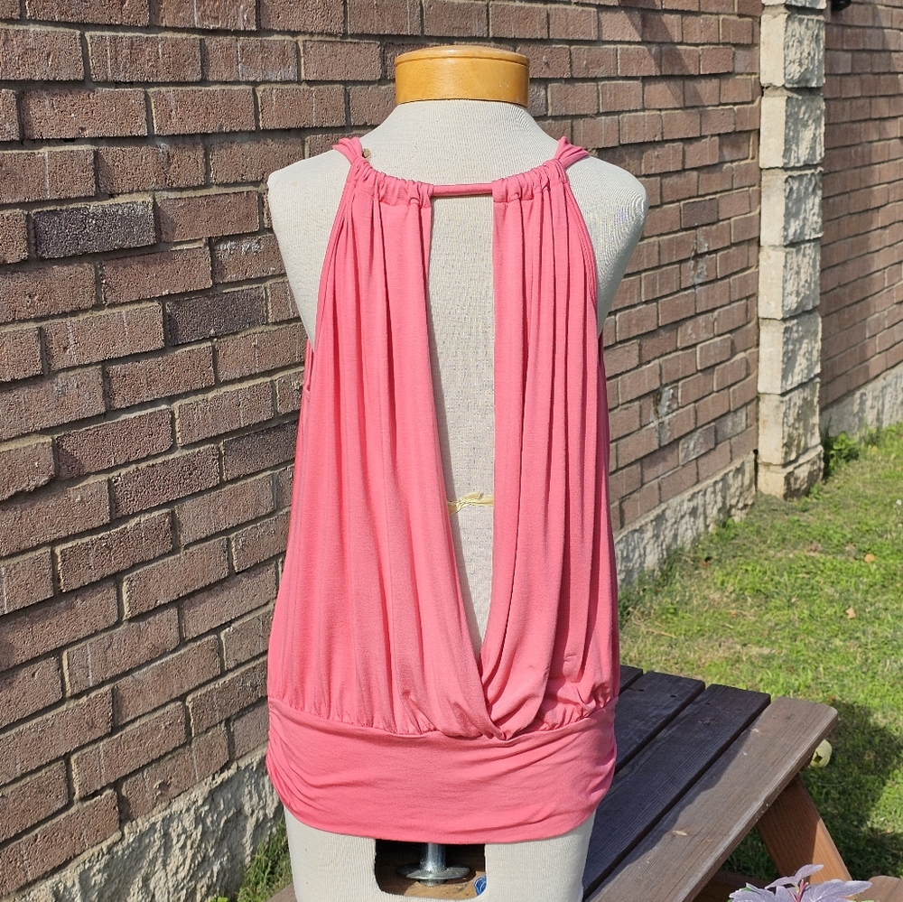 NWT Trina Turk criss/cross sexy blouse - Picture 2 of 5